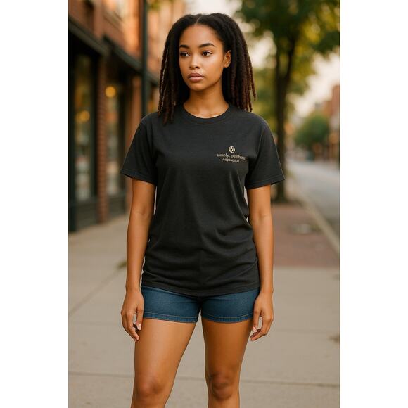 Simply Southern Women’s Tee Shirt M Medium‎ Charcoal Gray "Blessed To Be Auntie" - Picture 1 of 11